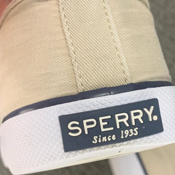 Sperry Pier View Sand Sneaker - Women's Size 8 - shoes canvas tan beige STS81816 - Picture 10 of 13